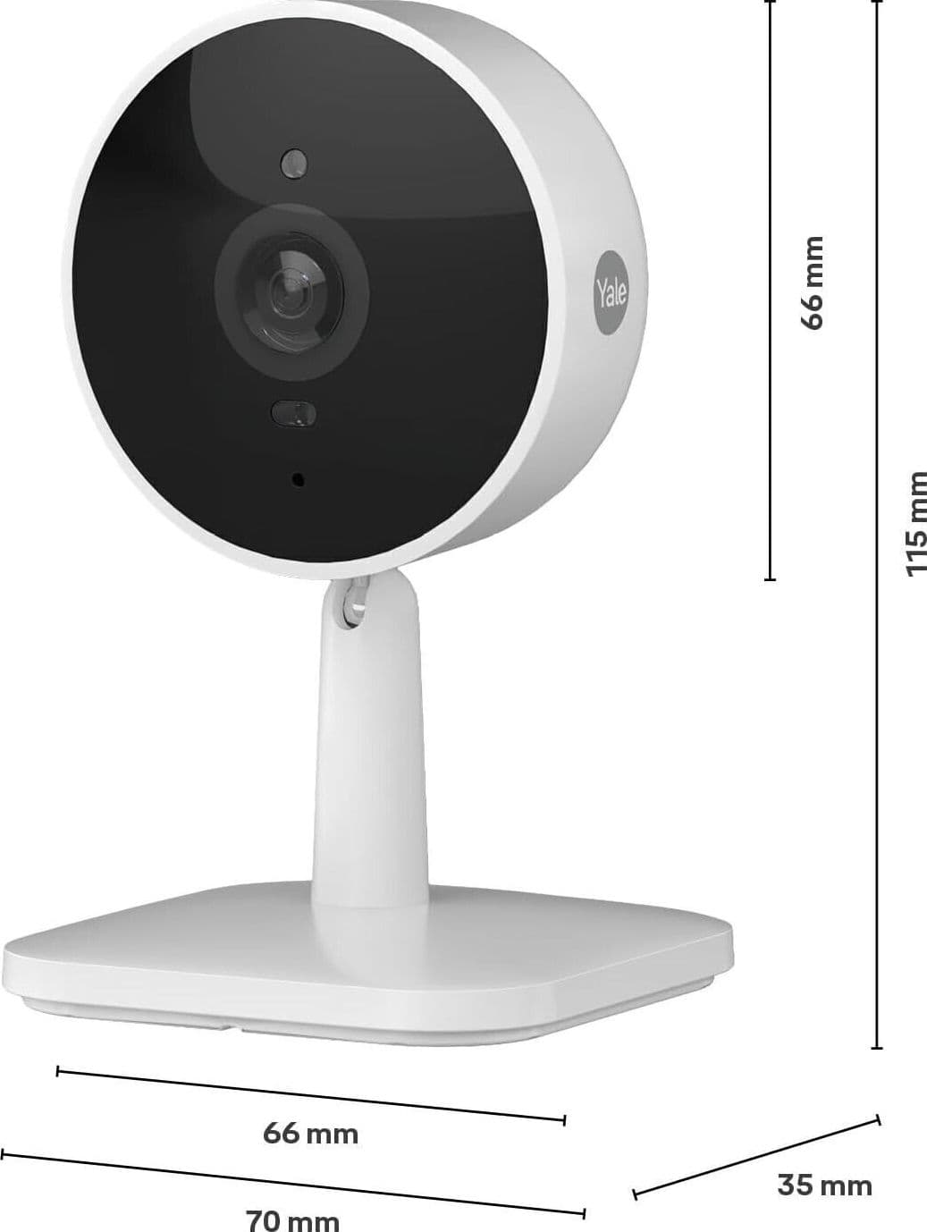 Yale Telecamera Smart da interni SV-IC-1A-W-EU Bianca Visualizzazione Full HD in Dom camera CL Store - Battipaglia, commercioVirtuoso.it