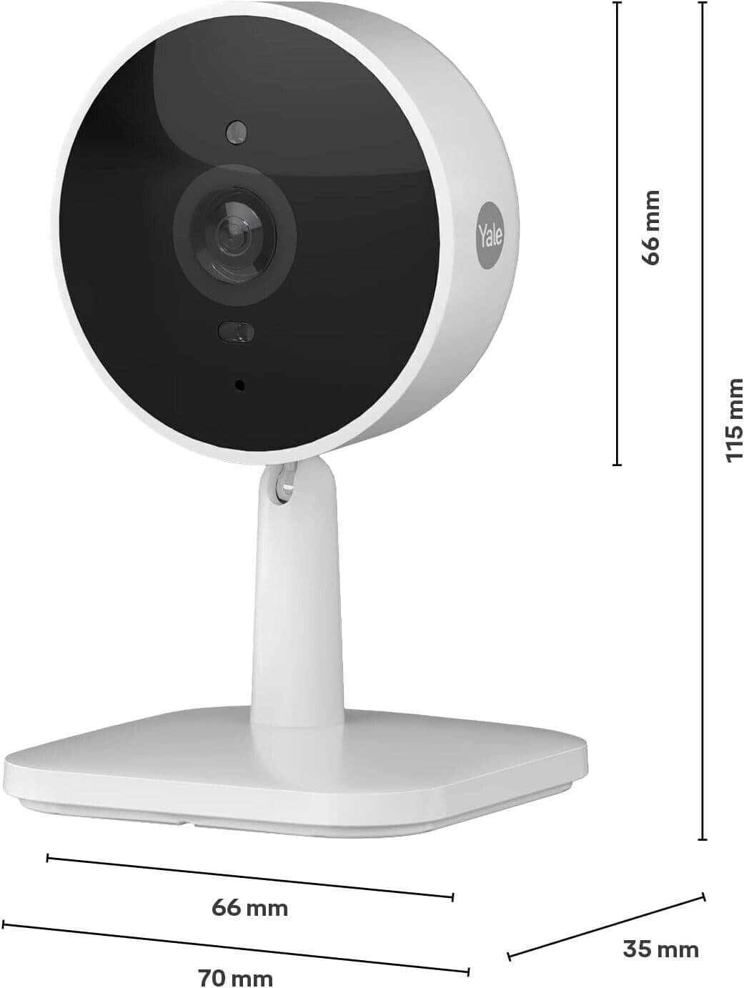 Yale Telecamera Smart da interni SV-IC-1A-W-EU Bianca Visualizzazione Full HD in Dom camera CL Store - Battipaglia, commercioVirtuoso.it