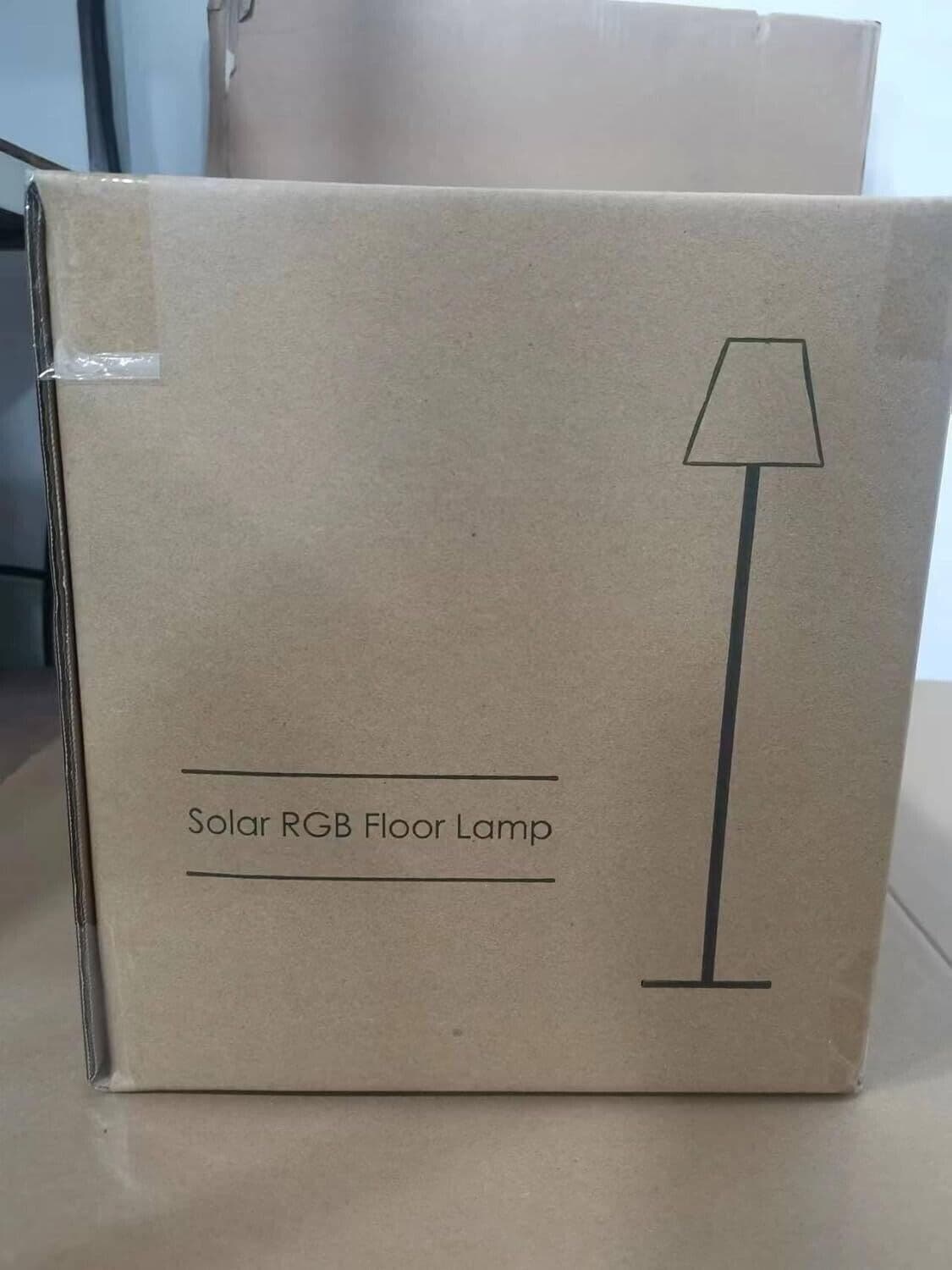 Lampada da terra solare per esterni e interni con sensore di luce RGB - IP65 in Luci di sicurezza CL Store - Battipaglia, commercioVirtuoso.it