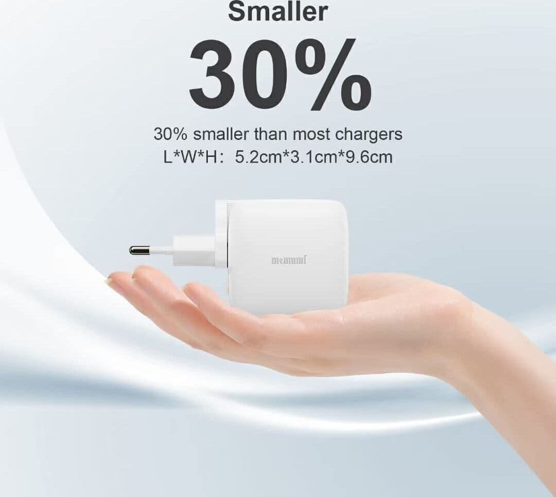 Caricatore memumi 65W USB C & USB A, 3 Porte Alimentatore per MacBook in Caricabatterie da muro CL Store - Battipaglia, commercioVirtuoso.it