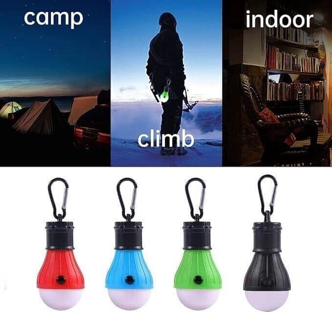 Lampada LED da Campeggio, 4 Pezzi Tenda LED Luce, Lanterna da Campeggio, Lampada in Lanterne elettriche CL Store - Battipaglia, commercioVirtuoso.it