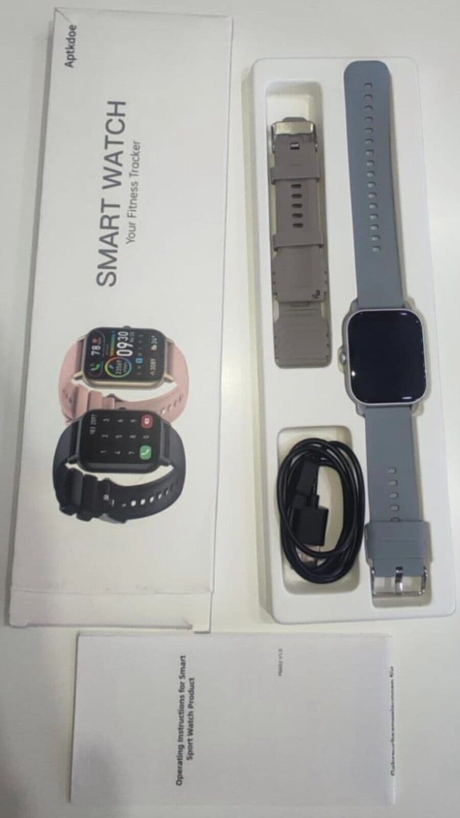 Aptkdoe Smartwatch Uomo Donna 47mm HD Schermo Orologio con Contapassi Cardiofreq in Smartwatch CL Store - Battipaglia, commercioVirtuoso.it
