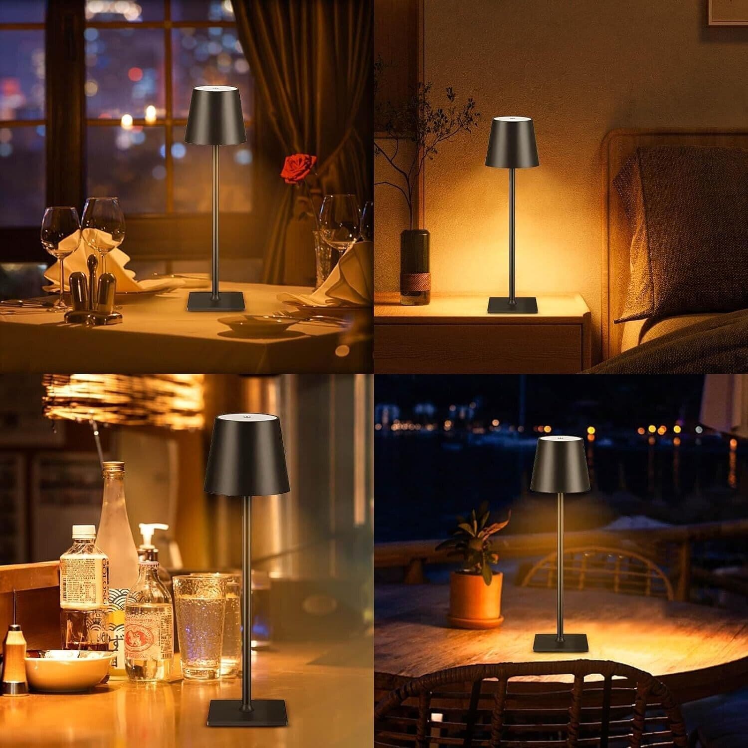 Lampada da tavolo senza fili, lampada da tavolo a LED portatile, lampada in Lampade da tavolo e abat-jour CL Store - Battipaglia, commercioVirtuoso.it