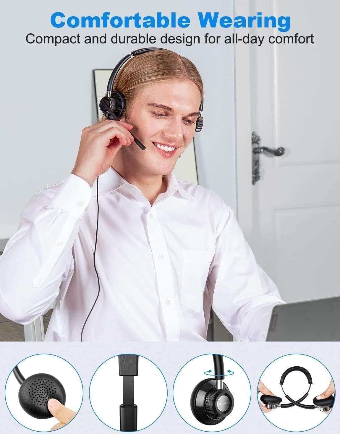 New bee Cuffie con Microfono, Cuffie con Filo PC, Cuffie Stereo da 3.5 mm Tipo C in  CL Store - Battipaglia, commercioVirtuoso.it