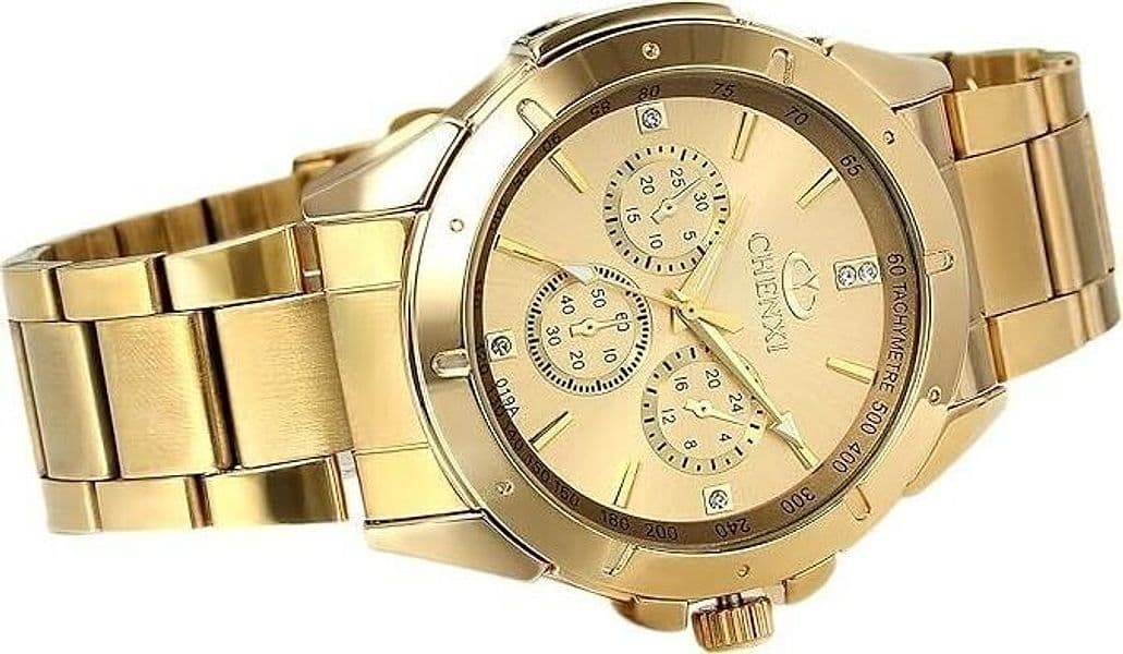 Orologio da uomo Chenxi in acciaio inossidabile tono oro, quarzo giapponese in Orologi da polso CL Store - Battipaglia, commercioVirtuoso.it