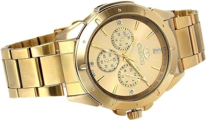 Orologio da uomo Chenxi in acciaio inossidabile tono oro, quarzo giapponese in Orologi da polso CL Store - Battipaglia, commercioVirtuoso.it
