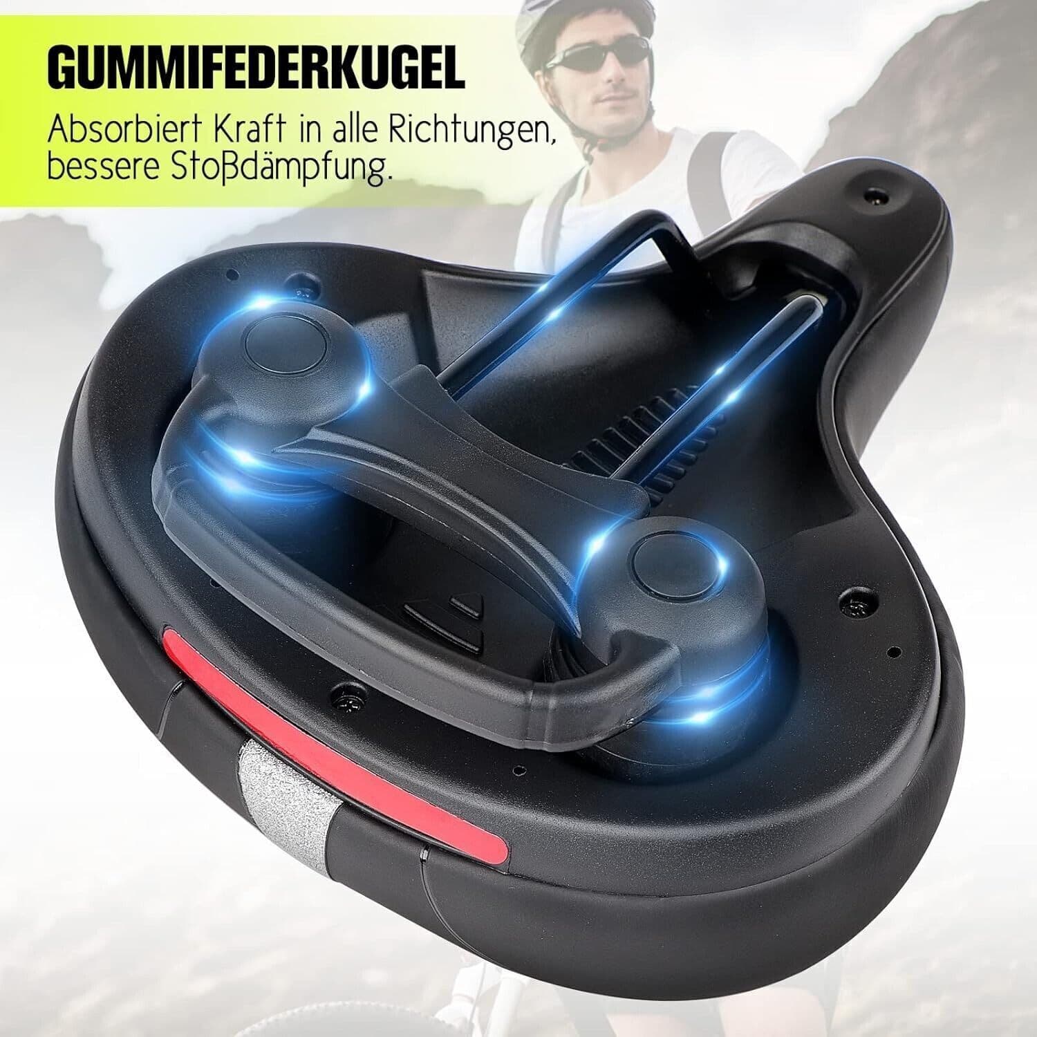 Sella per bicicletta HASAGEI Sella in gel comoda per bicicletta larga ergonomica in Sellini per mountain bike CL Store - Battipaglia, commercioVirtuoso.it