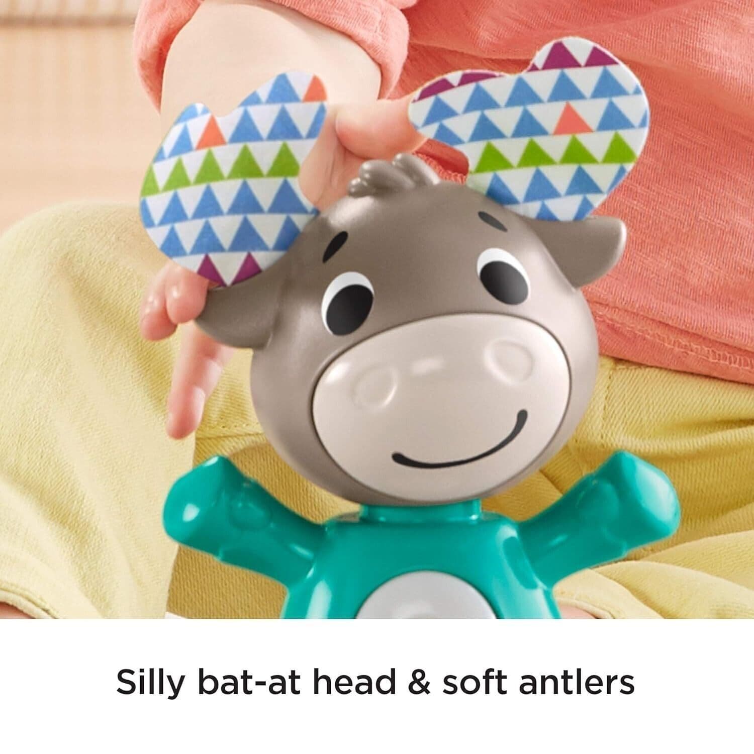 Fisher-Price - Parlamici Baby Moose Rocking Educational Toy with Lights and in Giochi musicali CL Store - Battipaglia, commercioVirtuoso.it