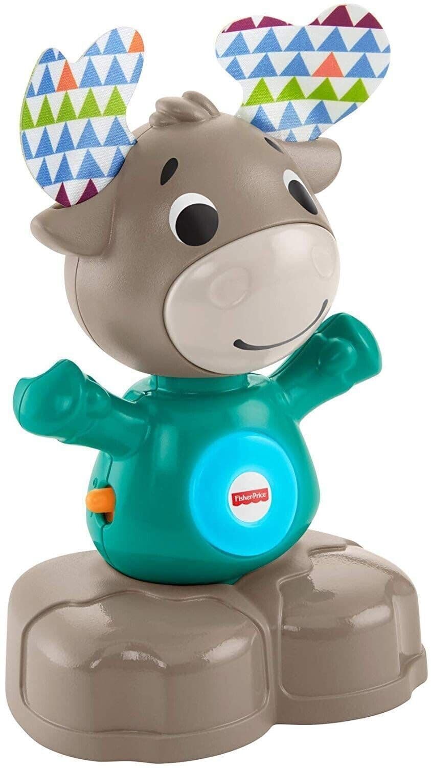 Fisher-Price - Parlamici Baby Moose Rocking Educational Toy with Lights and in Giochi musicali CL Store - Battipaglia, commercioVirtuoso.it