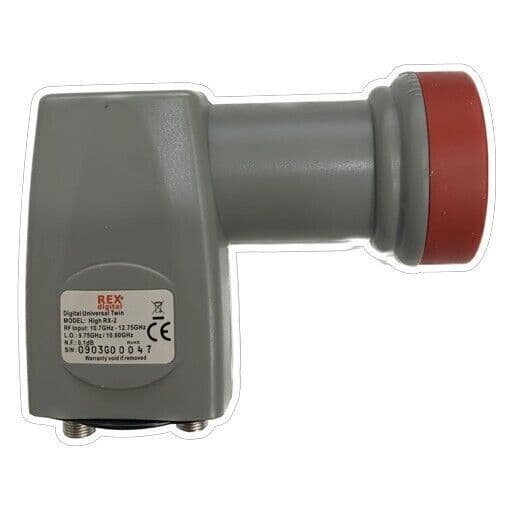LNB UNIVERSALE TWIN 2 USCITE INDIPENDENTI CON SCHERMATURA LTE PER PARABOLA SAT in LNB CL Store - Battipaglia, commercioVirtuoso.it