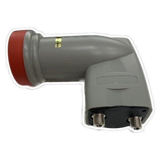 LNB UNIVERSALE TWIN 2 USCITE INDIPENDENTI CON SCHERMATURA LTE PER PARABOLA SAT in LNB CL Store - Battipaglia, commercioVirtuoso.it