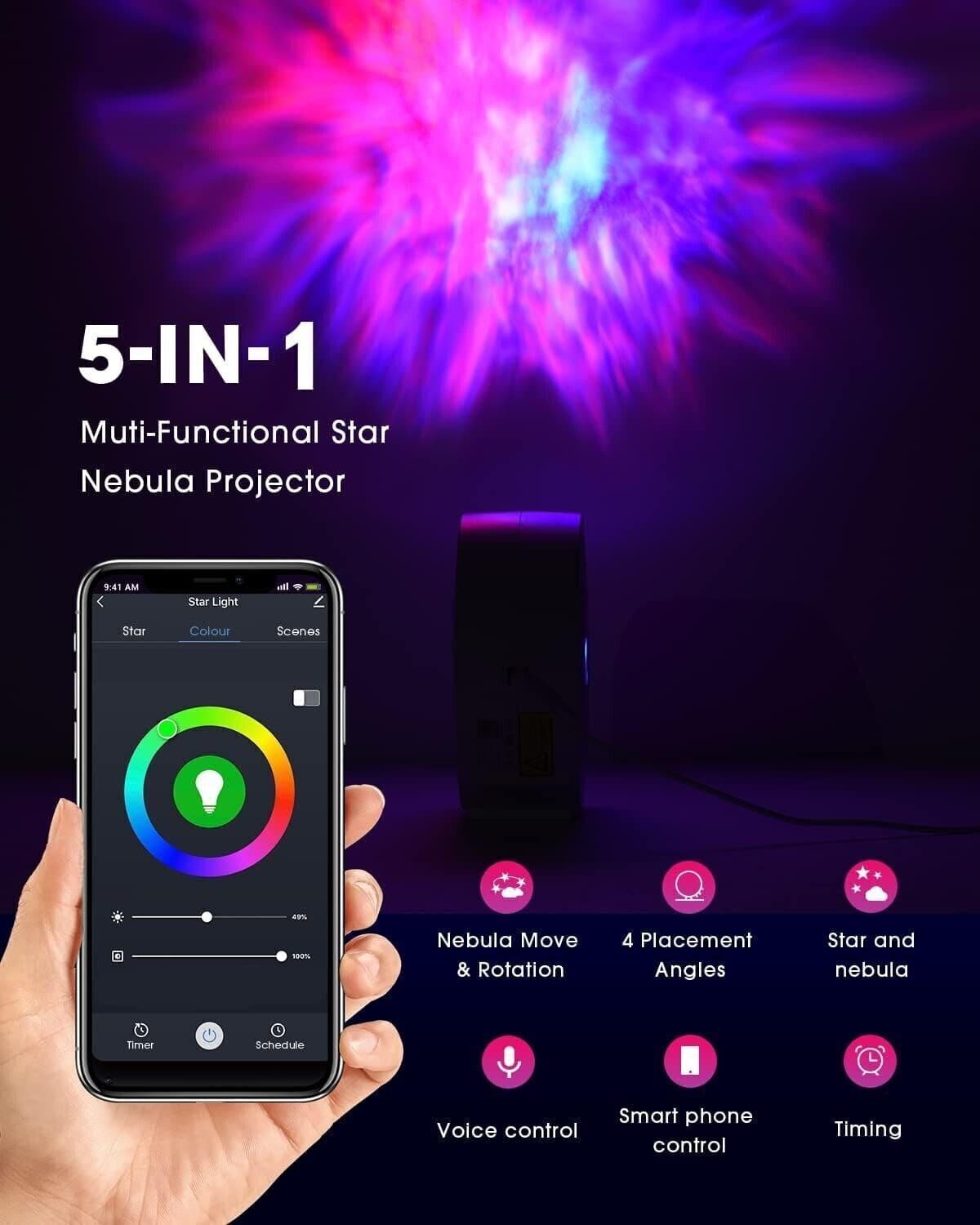LED Lampada Proiettore Smart, Luce Notturna per Bambini, Proiettore Lampada in Luci notturne per bambini CL Store - Battipaglia, commercioVirtuoso.it