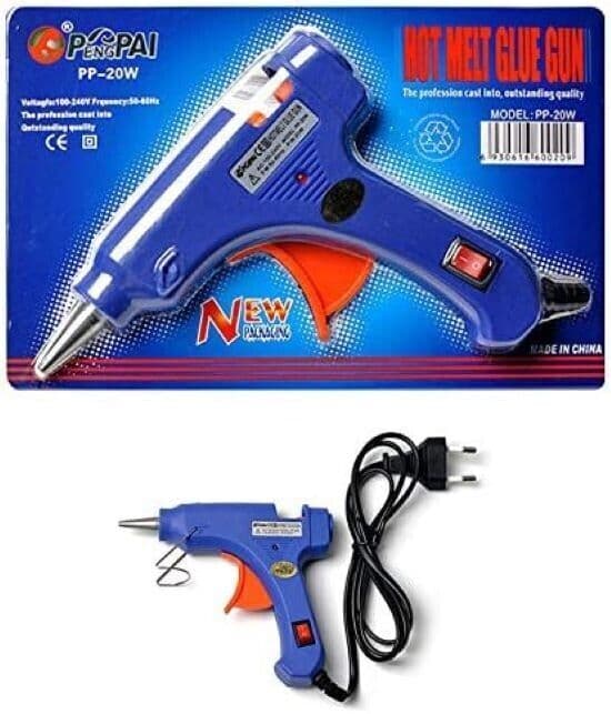 PENGPAI Mini pistola per colla a caldo con stick di colla da 60 pezzi in Pistole per colla CL Store - Battipaglia, commercioVirtuoso.it