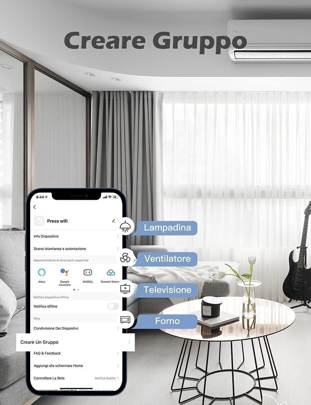 Presa Smart WiFi, Maxcio Presa Intelligente WiFi Italiana 16A, Energia Monitor in Spine intelligenti e telecomandate CL Store - Battipaglia, commercioVirtuoso.it