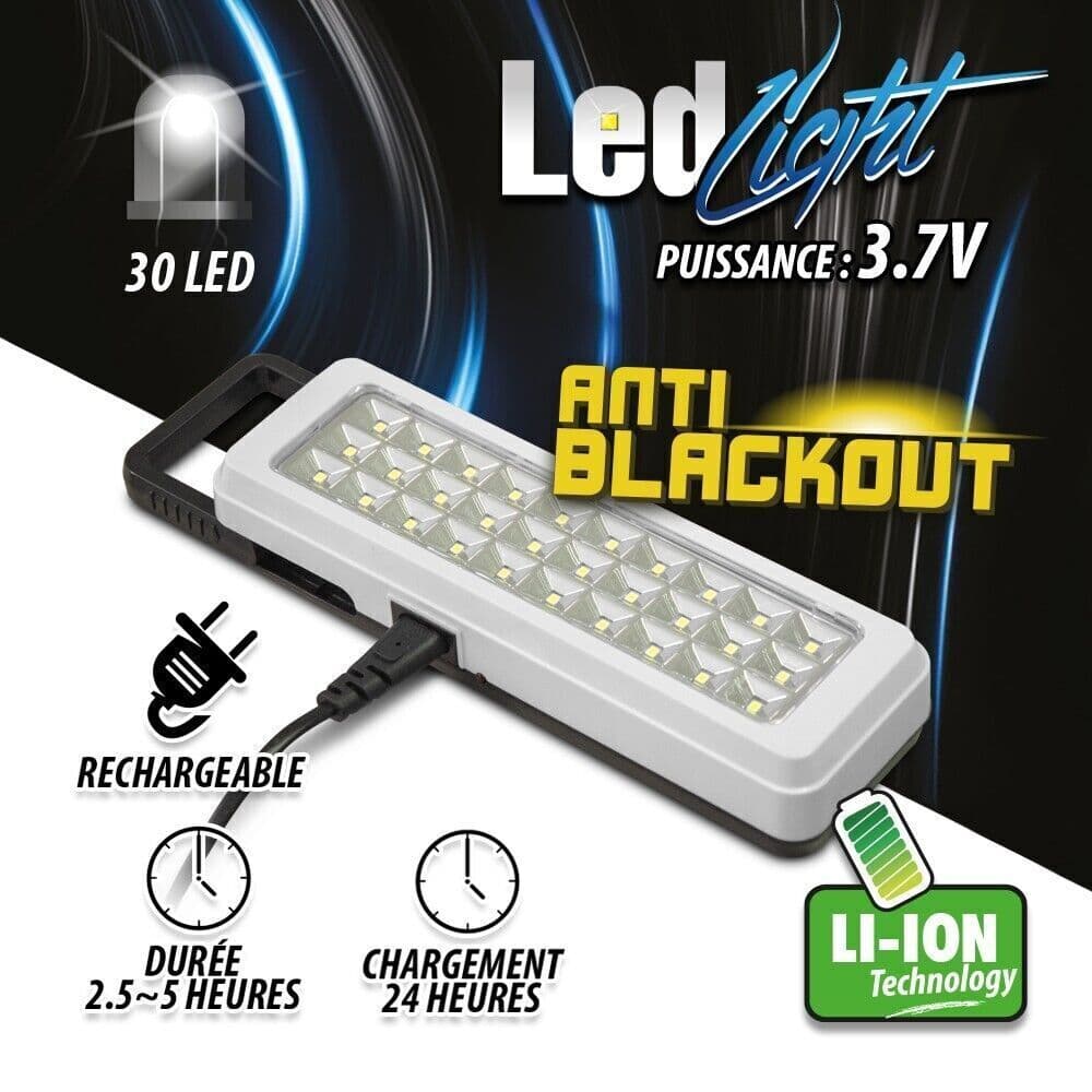 Lampada di emergenza 30 LED - anti blackout in Luci da incasso CL Store - Battipaglia, commercioVirtuoso.it