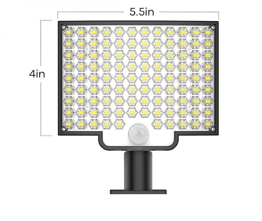 Luce Solare Led Esterno,106 LED luci solari da giardino con sensore di movimento in Lampade da parete CL Store - Battipaglia, commercioVirtuoso.it