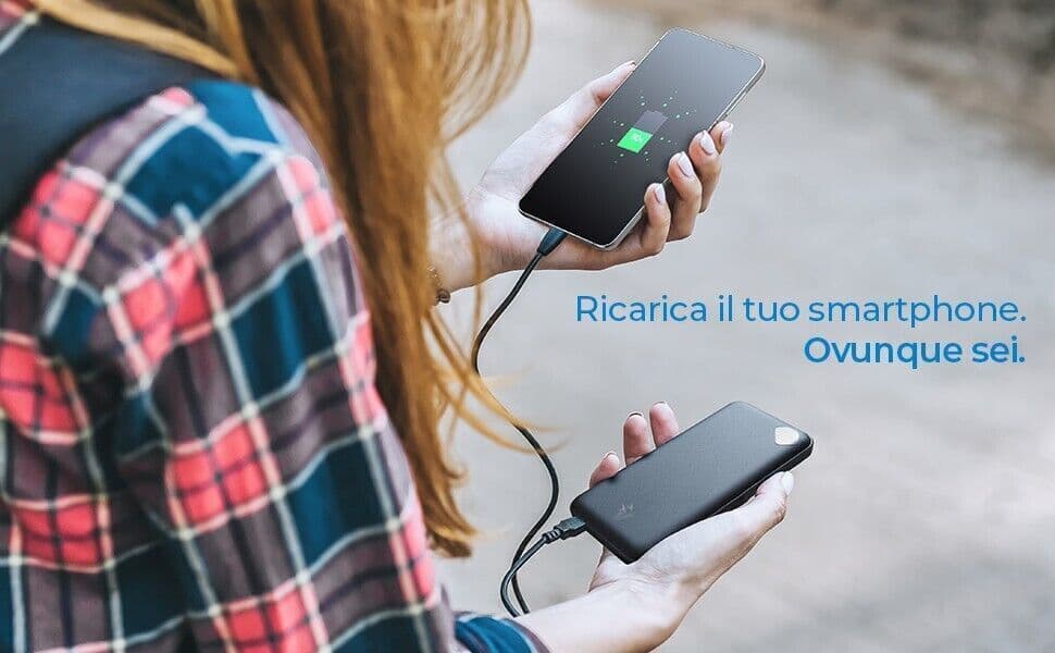 Vultech VPB-P10 batteria portatile ai Polimeri di litio (LiPo) 10.000 mAh Nero in Batterie CL Store - Battipaglia, commercioVirtuoso.it