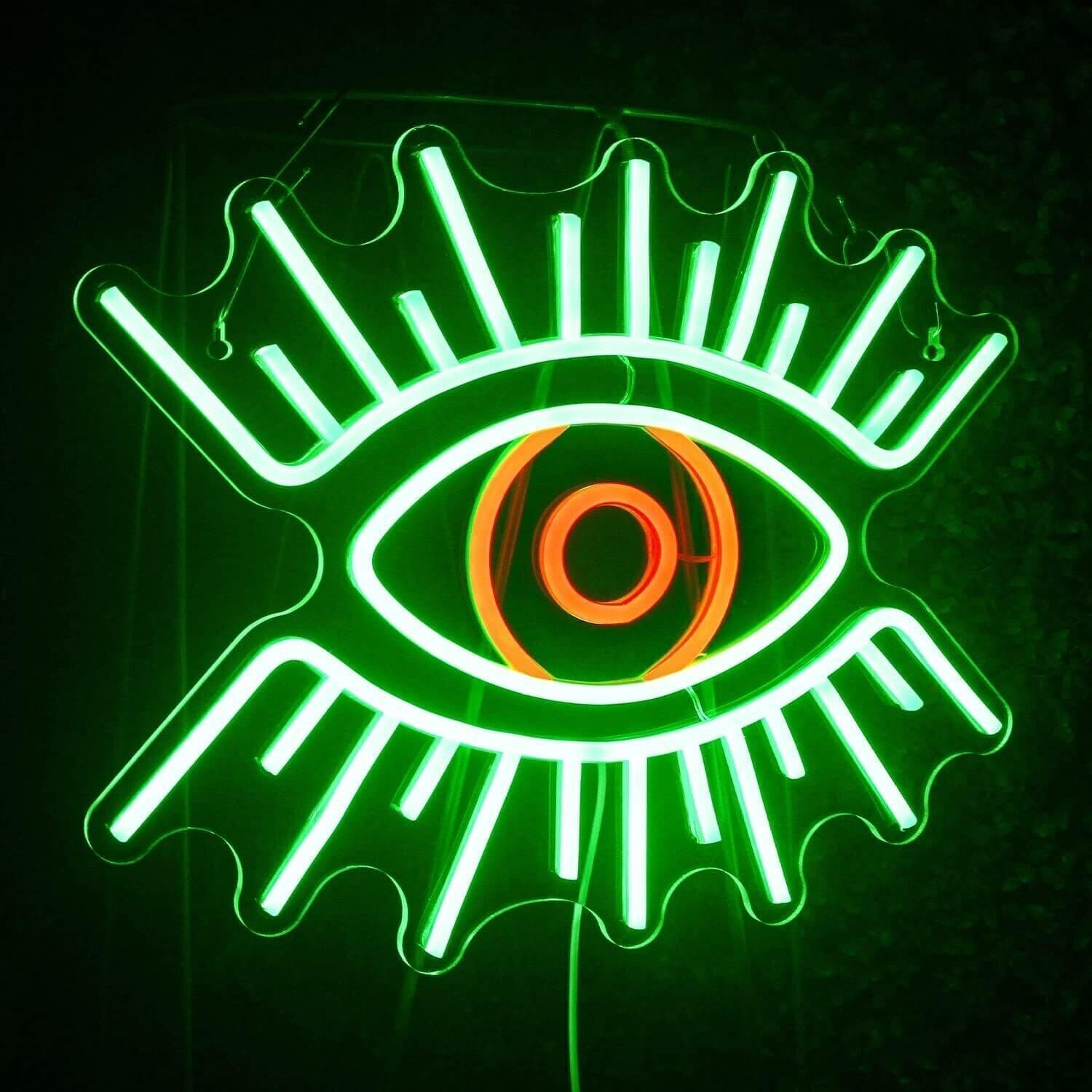 Insegna al neon, Insegna a forma di occhio, Alimentata tramite USB in Insegne luminose CL Store - Battipaglia, commercioVirtuoso.it