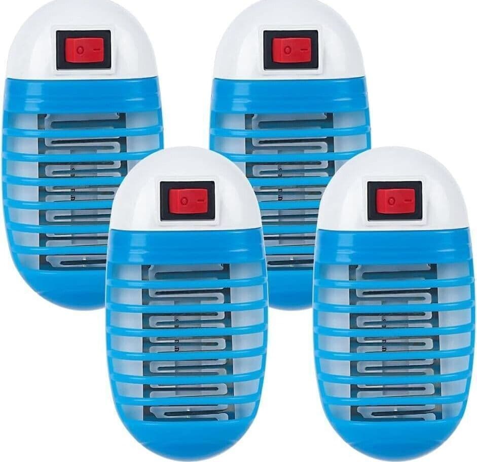 Lampada per zanzare, insetti elettrica, trappola per insetti UV - 4 pezzi in Zanzariere elettriche CL Store - Battipaglia, commercioVirtuoso.it