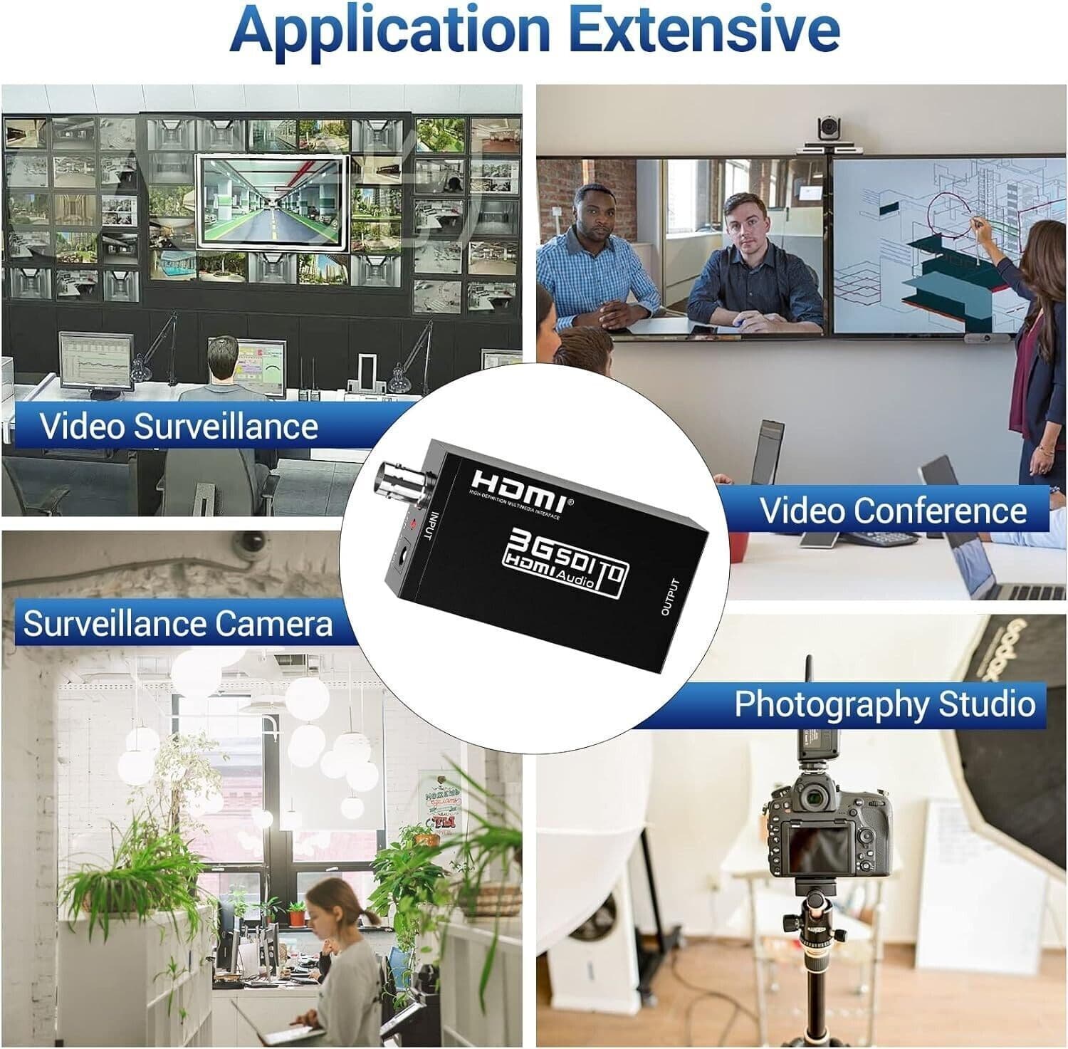 Tleoosy Convertitore da 1080P SDI a HDMI, Supporto Segnale 3G-SDI/HD-SDI/SD-SDI in Video convertiori CL Store - Battipaglia, commercioVirtuoso.it