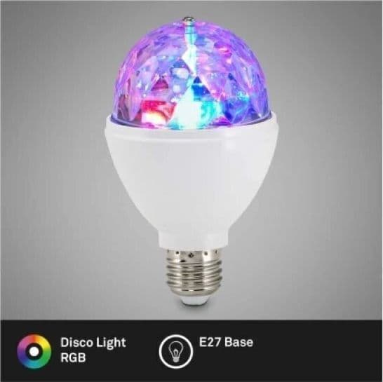 Brillo Lampadina LED cambiacolore, luci da discoteca, rotabile, 3 W in Proiettori CL Store - Battipaglia, commercioVirtuoso.it