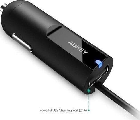 Trasmettitore FM Aukey da 3,5 mm (nero) - BT-C4 in Trasmettitori FM CL Store - Battipaglia, commercioVirtuoso.it