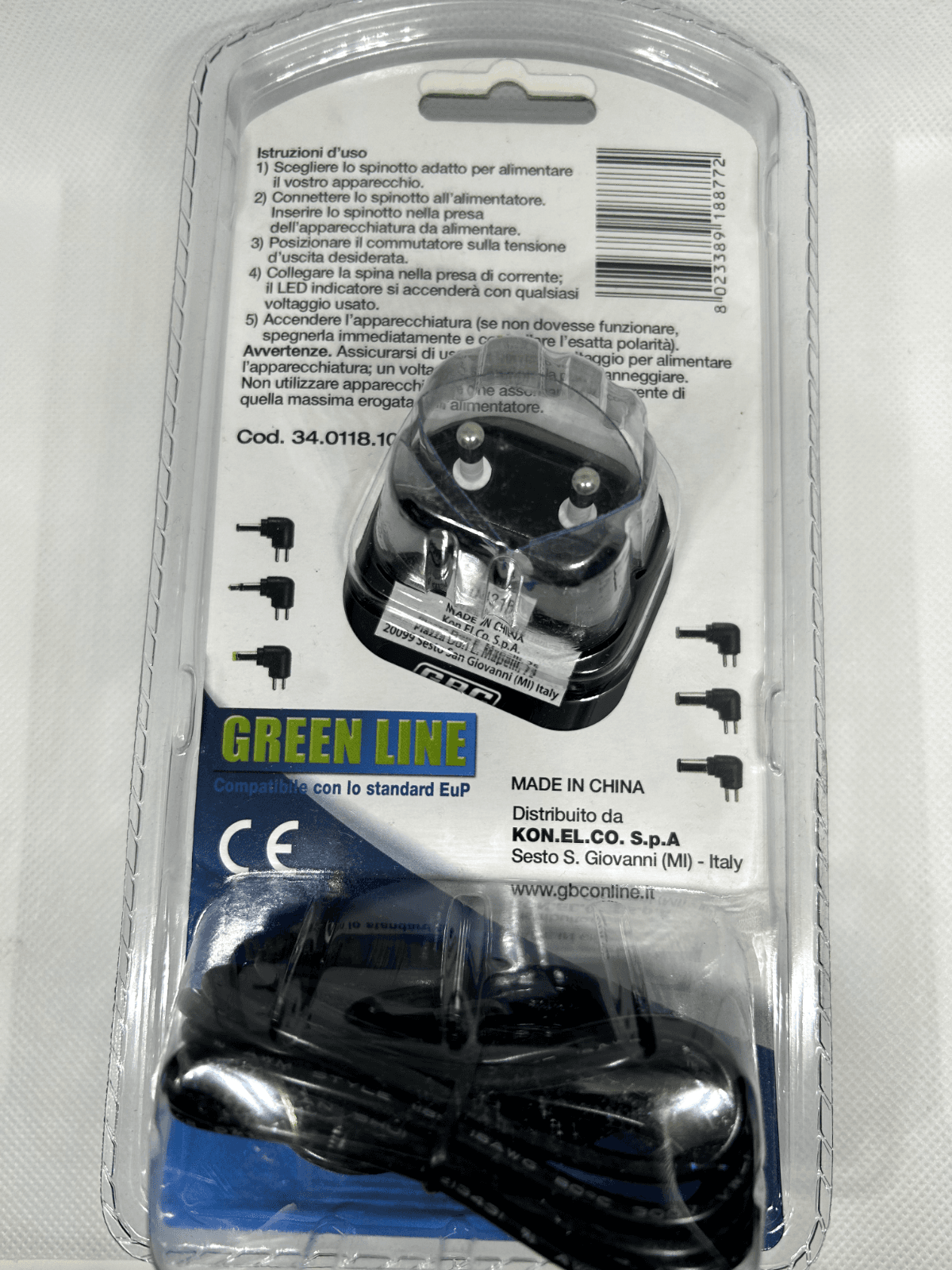 GBC ALIMENTATORE A TENSIONE VARIABILE UNIVERSALE SWITCHING REGOLABILE 20W (2,5A) in Alimentatori CL Store - Battipaglia, commercioVirtuoso.it
