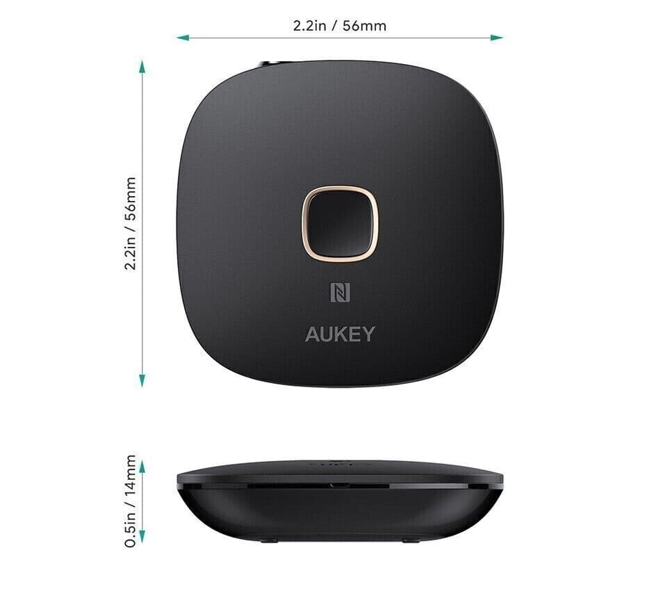Aukey BR-C16 Ricevitore Bluetooth 4.1 con NFC Adattatore Audio Stereo Auto in Bluetooth Kit CL Store - Battipaglia, commercioVirtuoso.it