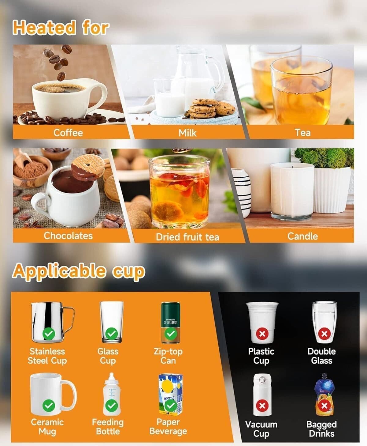BTOYM Scaldatazze da caffè Scalda tazze intelligente con 3 impostazioni in Copriteiera e scaldateiera CL Store - Battipaglia, commercioVirtuoso.it