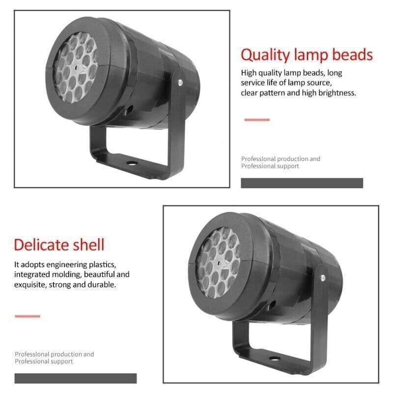 Proiettore Luce Notturna, 16 Modelli All'aperto Lampada di Proiezione Rotazione in Proiettori CL Store - Battipaglia, commercioVirtuoso.it