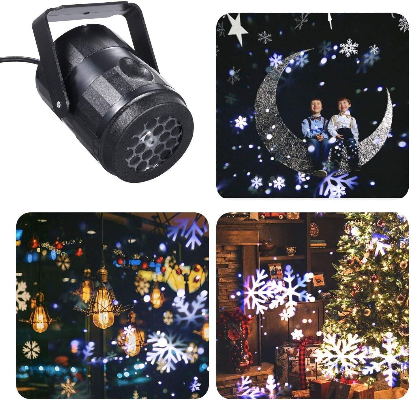 Proiettore Luce Notturna, All'aperto Lampada di Proiezione Rotazione di 360° in Luci notturne per bambini CL Store - Battipaglia, commercioVirtuoso.it