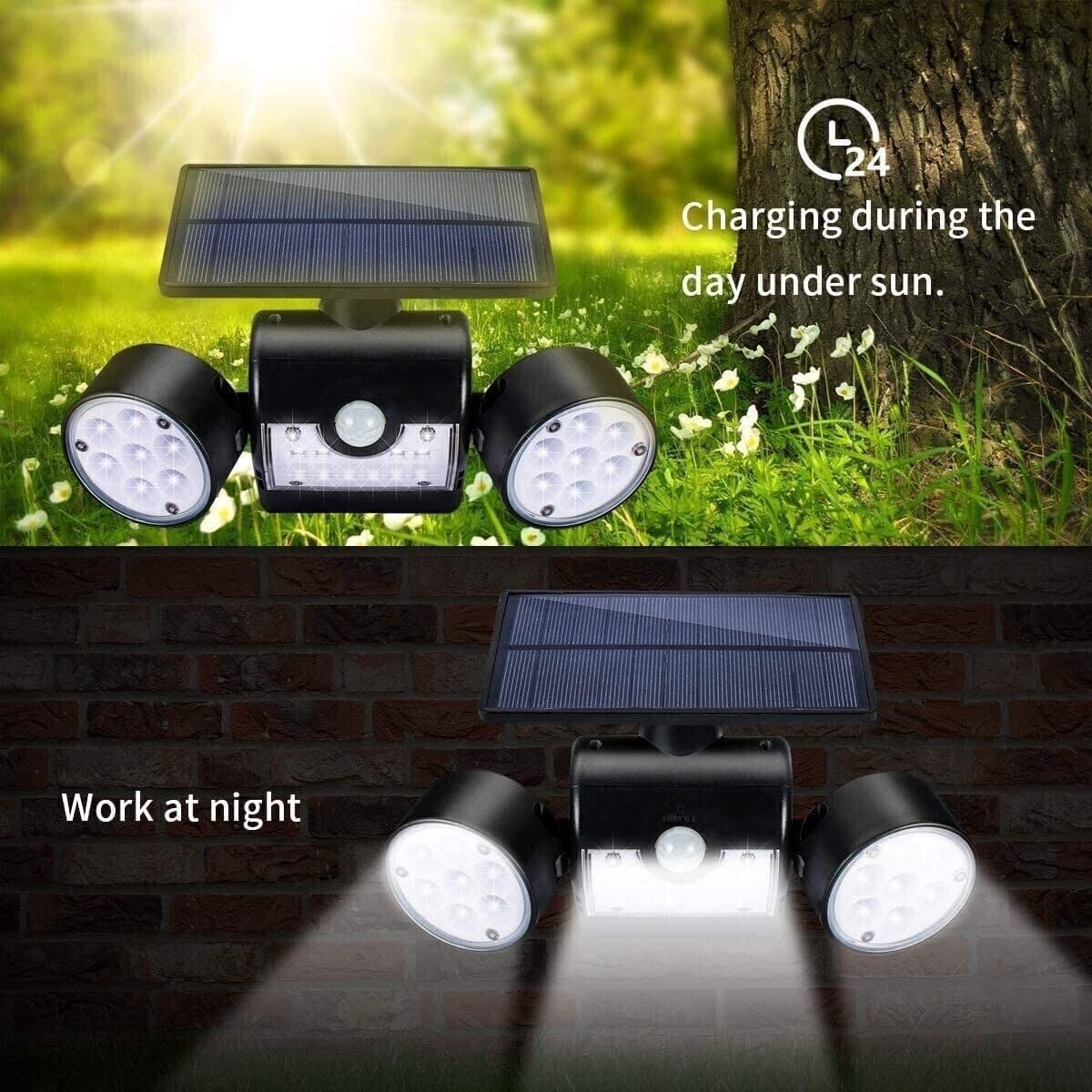 Luce Solare Esterno, 30 LED Lampada Solari da Esterno con Sensore di Movimento in Luci per sentieri CL Store - Battipaglia, commercioVirtuoso.it