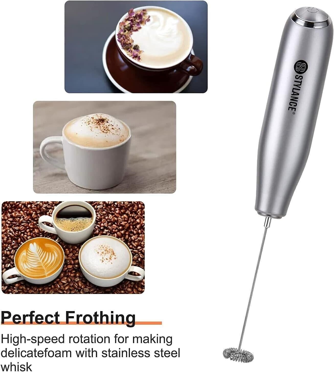 Montalatte elettrico per caffè, caffè al latte, cappuccino, cioccolata calda in Frullini montalatte automatici CL Store - Battipaglia, commercioVirtuoso.it