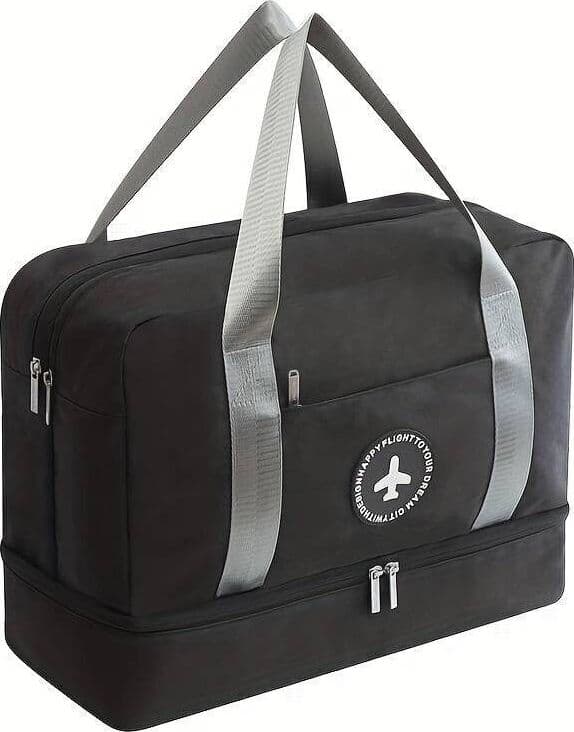 Borsa Sportiva Unisex con Scomparto Scarpe, Impermeabile Borse da Viaggio