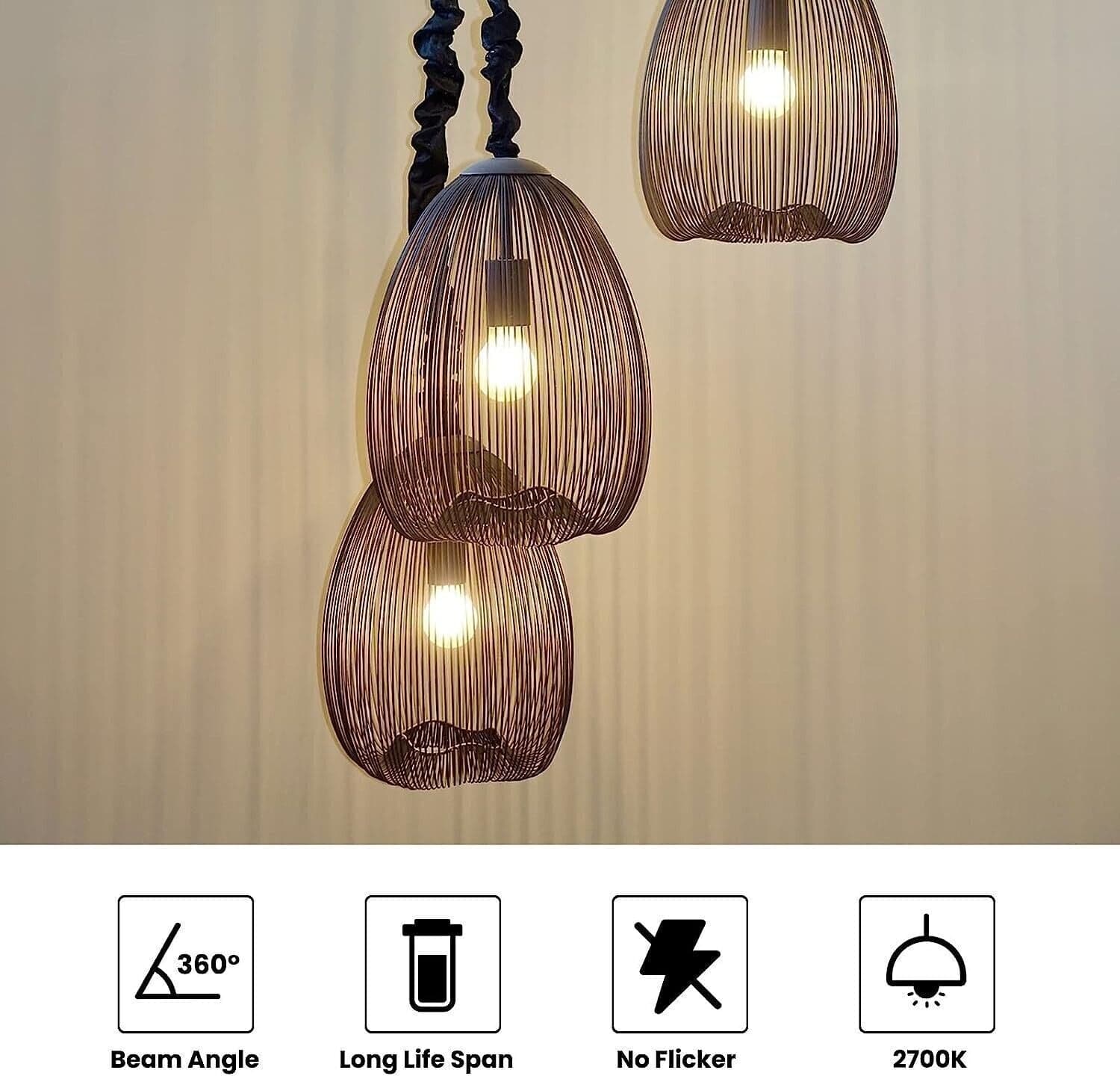 Lampadina a LED Klarlight E27, lampada a LED da 8 W, a incandescenza 6 Pcs in Lampadine a LED CL Store - Battipaglia, commercioVirtuoso.it