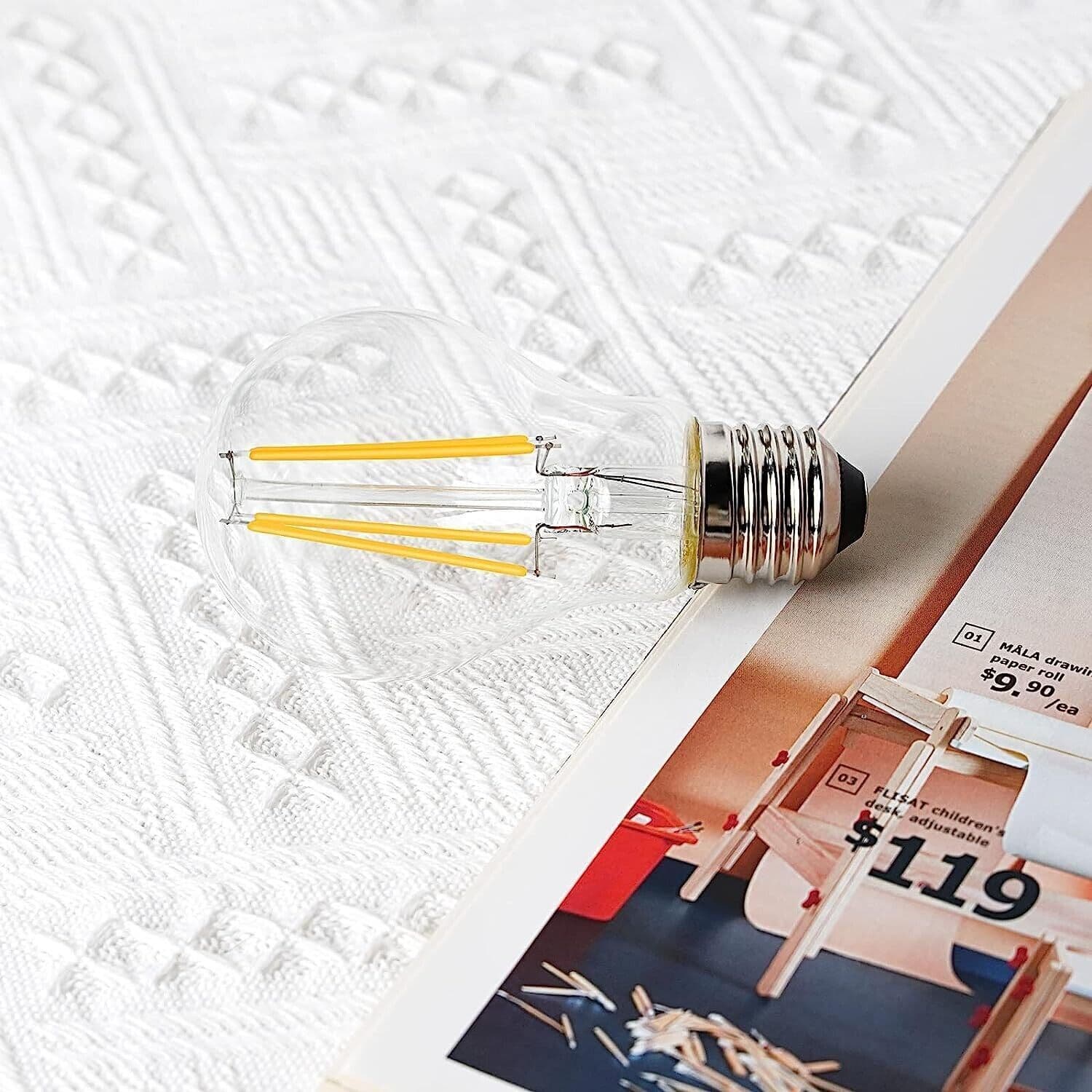 Lampadina a LED Klarlight E27, lampada a LED da 8 W, a incandescenza 6 Pcs in Lampadine a LED CL Store - Battipaglia, commercioVirtuoso.it