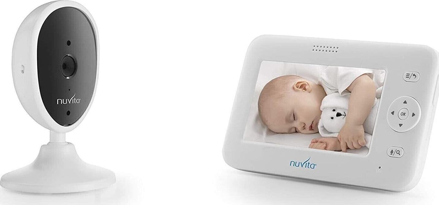 Nuvita Video Baby Monitor Digitale VIDEOVOICE 4.3 Wi-fi, Termometro E Melodie
