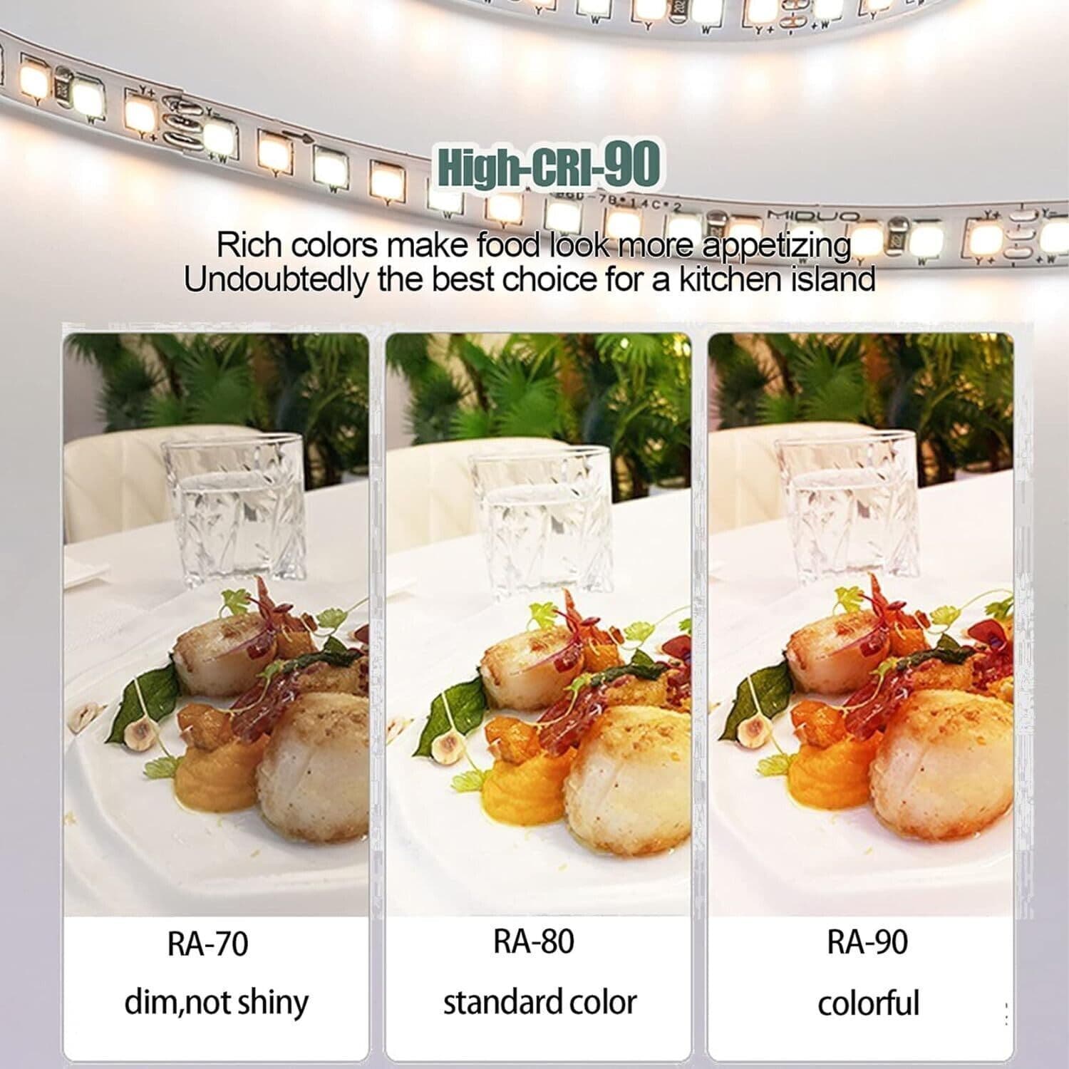 Plafoniera LED, diametro 80 cm, bianca, con funzione memoria, plafoniera in Plafoniere CL Store - Battipaglia, commercioVirtuoso.it