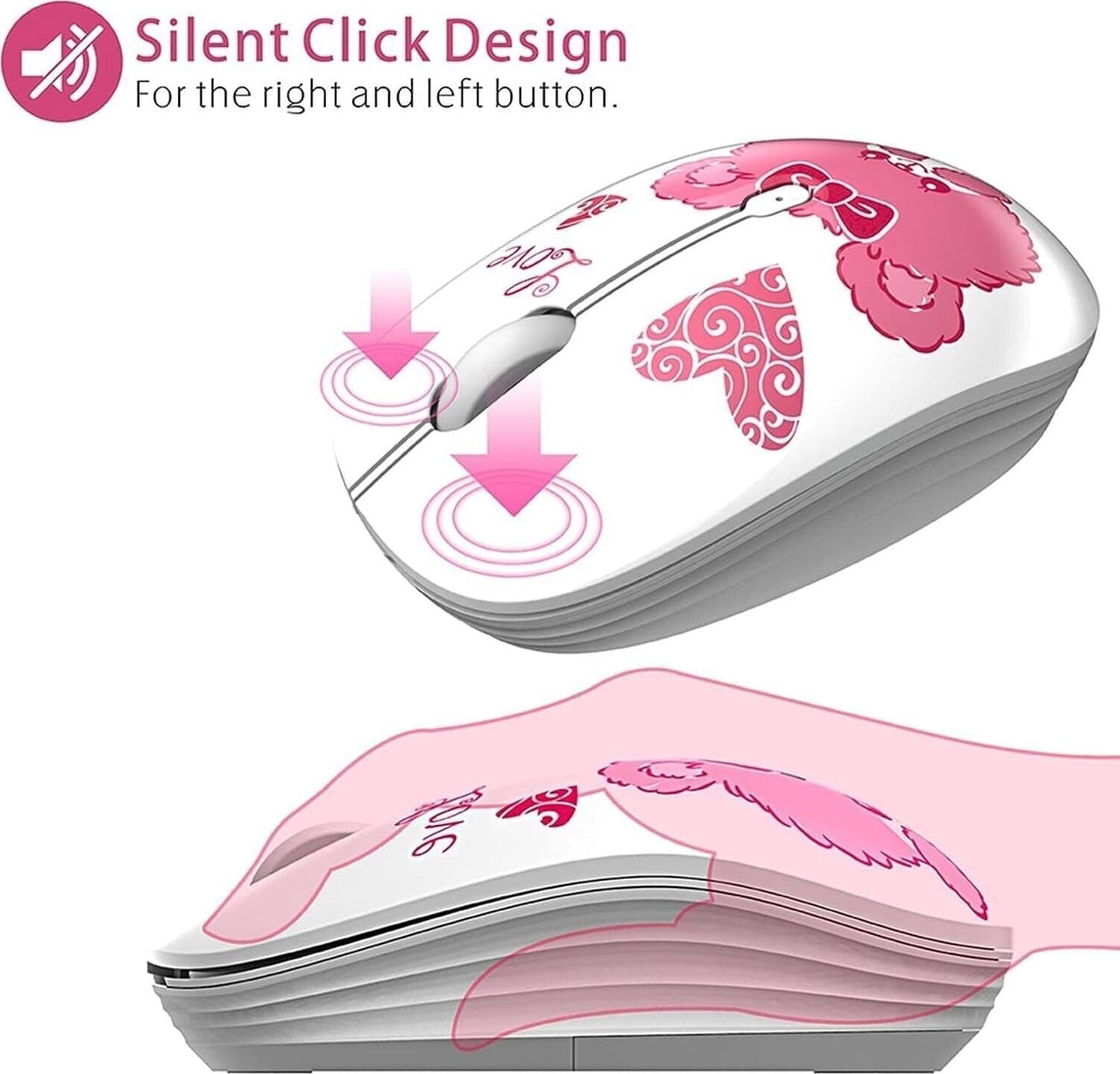 TENMOS M101 Mouse Wireless Simpatico Mouse Silenzioso per Computer in  CL Store - Battipaglia, commercioVirtuoso.it