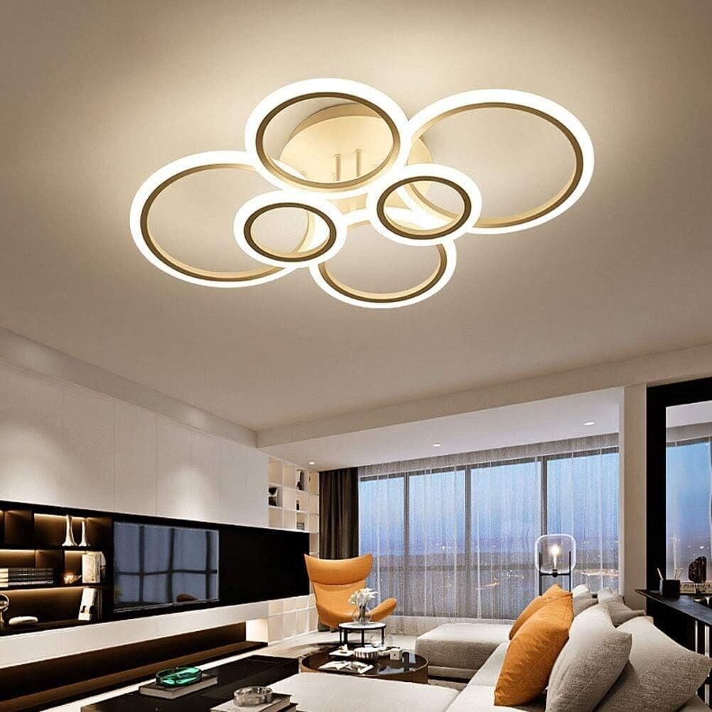 Plafoniera LED, diametro 80 cm, bianca, con funzione memoria, plafoniera in Plafoniere CL Store - Battipaglia, commercioVirtuoso.it