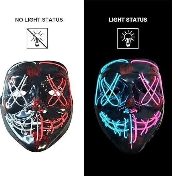 Maschera Led Halloween Maschera Maschera The Purge Maschera di Halloween in Maschere CL Store - Battipaglia, commercioVirtuoso.it