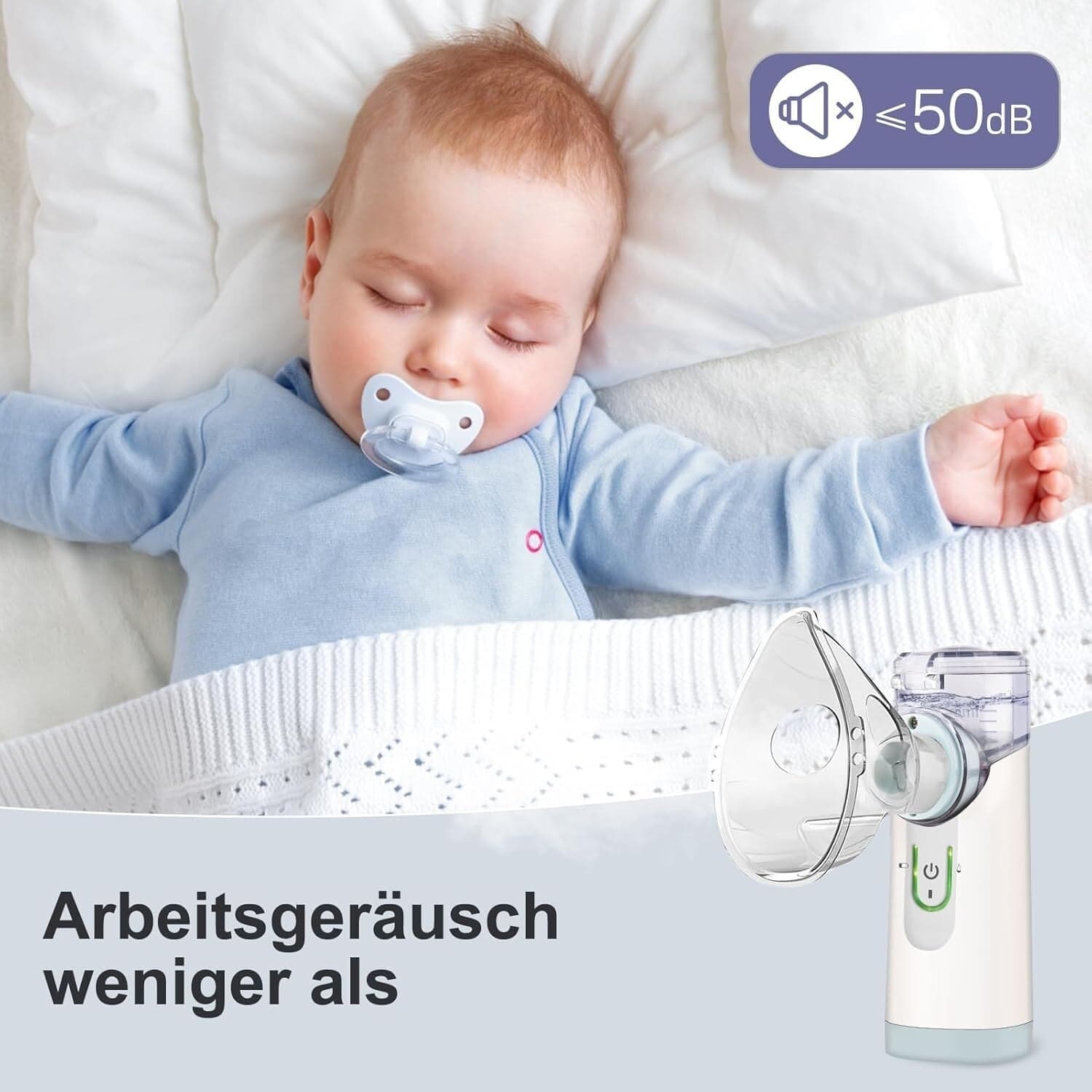 Aerosol portatile Gindoly, aerosol ultrasonico silenzioso per adulti e bambini in Inalatori e aerosol elettrici CL Store - Battipaglia, commercioVirtuoso.it