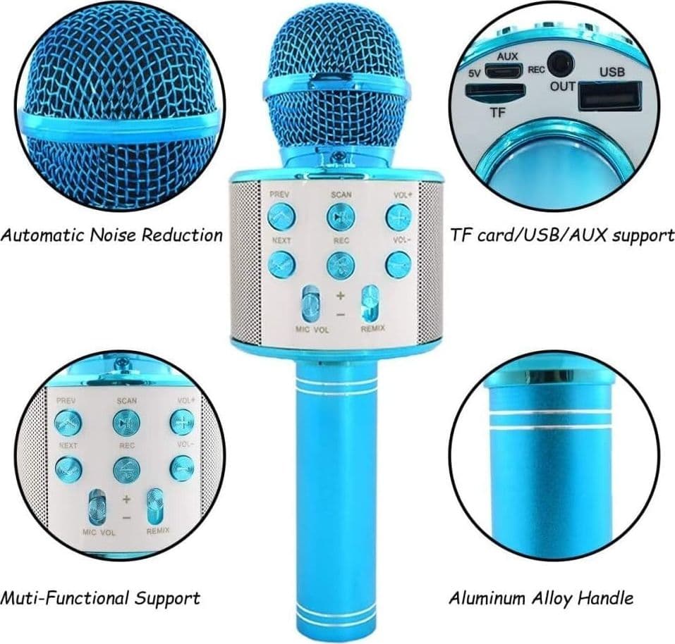 Microfono Karaoke Bluetooth Wireless per Bambini in Console Karaoke CL Store - Battipaglia, commercioVirtuoso.it