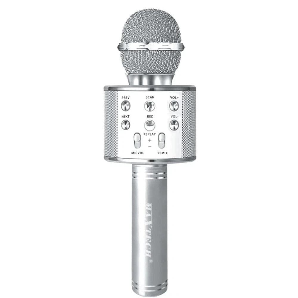 WS858 Microfono karaoke wireless Bluetooth 5 in 1 con luci a LED Altoparlante in Console Karaoke CL Store - Battipaglia, commercioVirtuoso.it