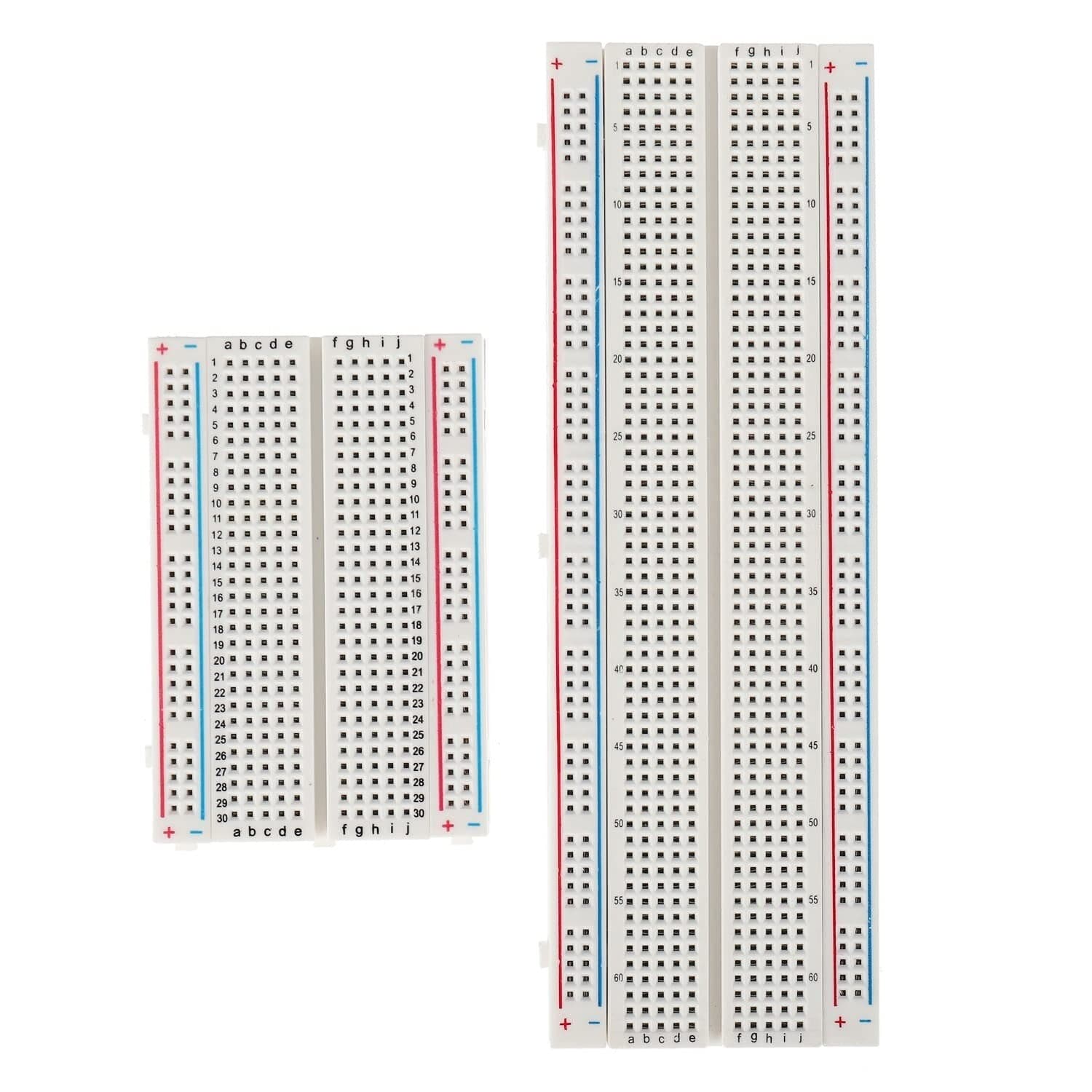 Kit per breadboard senza saldatura, 1 pezzo 830 punti di fissaggio e 1 pz 400 pu in Schede a circuito CL Store - Battipaglia, commercioVirtuoso.it
