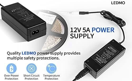 Alimentatore LEDMO 3 Pezzi 12V 5A Trasformatore 60W, Alimentatore 12v 5a Per Spi in Trasformatori a bassa intensità CL Store - Battipaglia, commercioVirtuoso.it