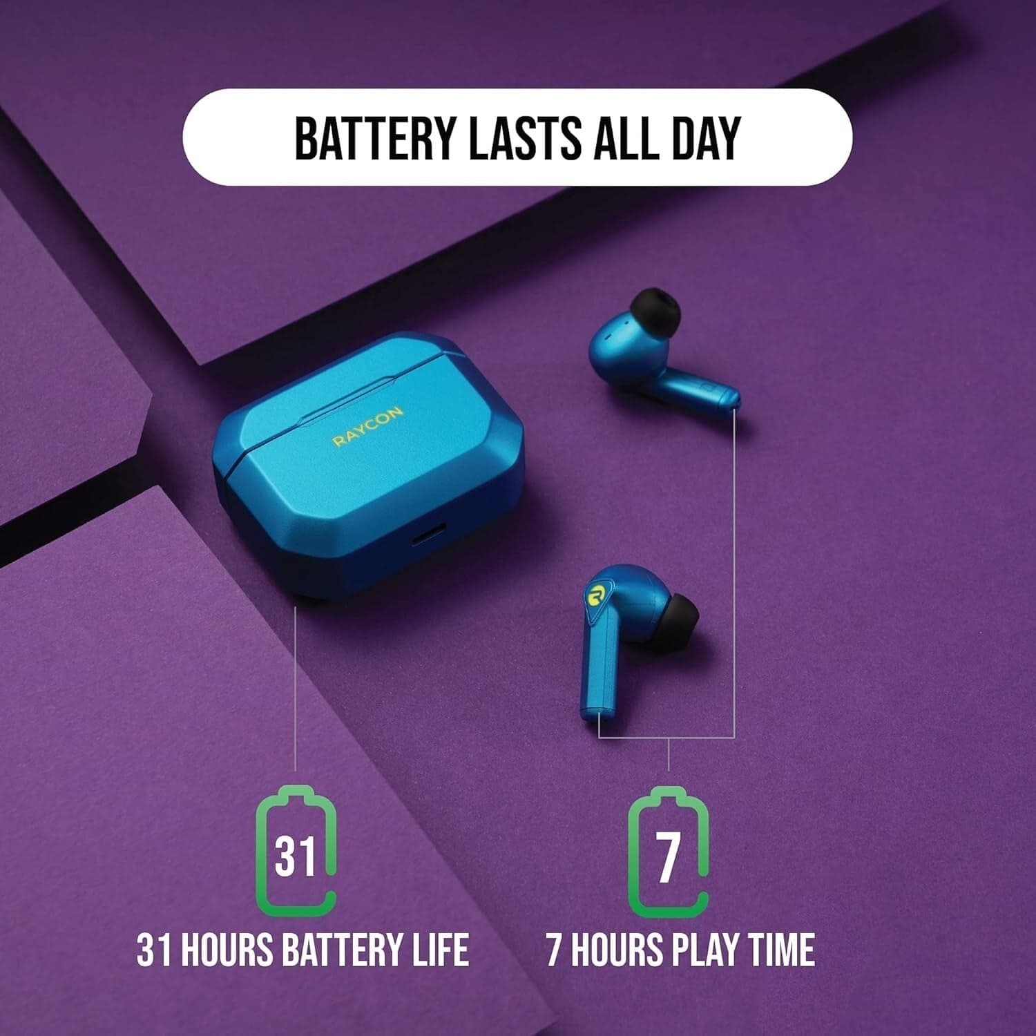 Raycon Cuffie The Gaming Bluetooth True Wireless Earbuds con microfono integrato in Cuffie Over-Ear CL Store - Battipaglia, commercioVirtuoso.it