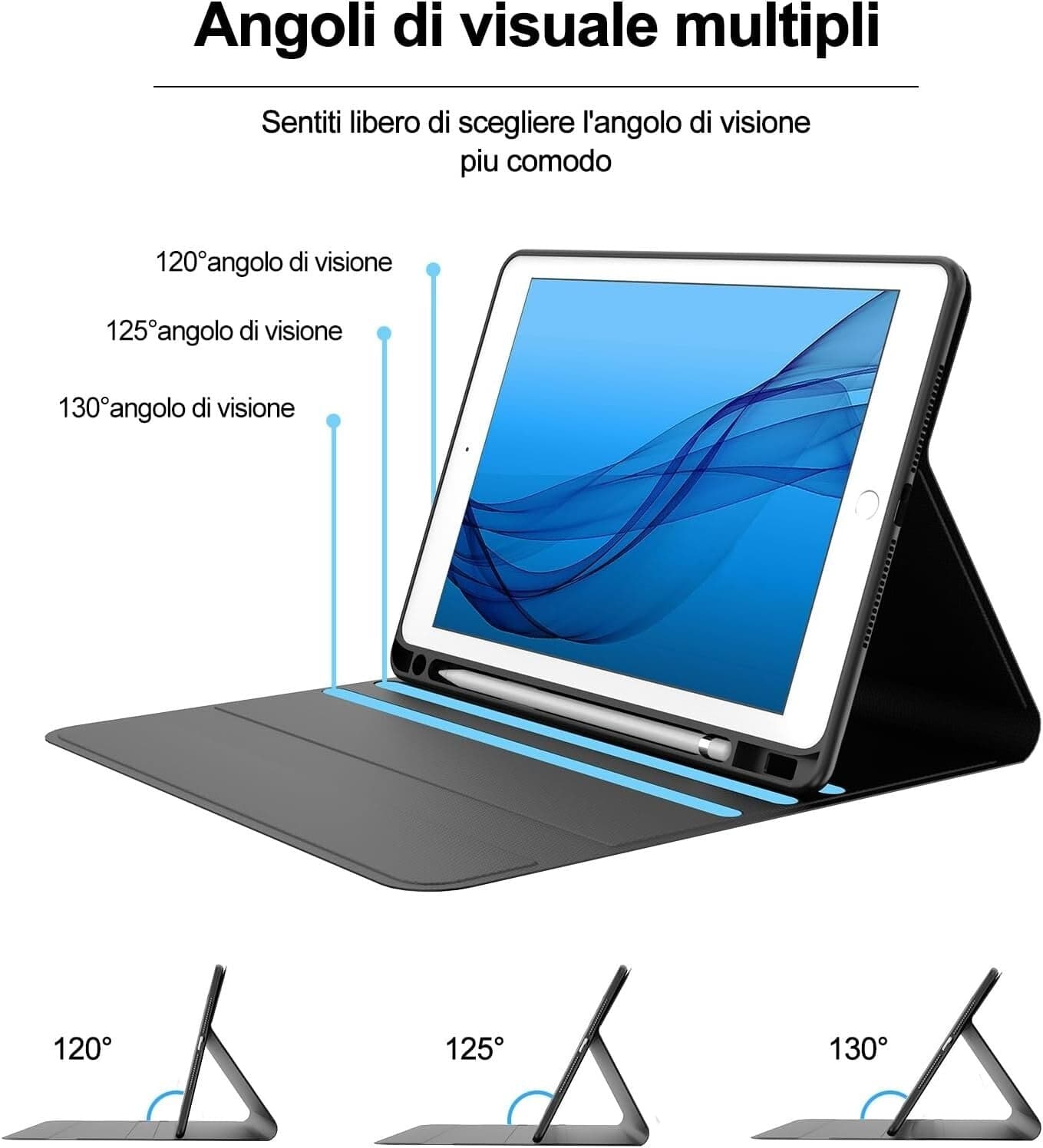 Cover e Tastiera per iPad 9a/8a/7a Generazione, per iPad 10.2" Retroilluminata in  CL Store - Battipaglia, commercioVirtuoso.it