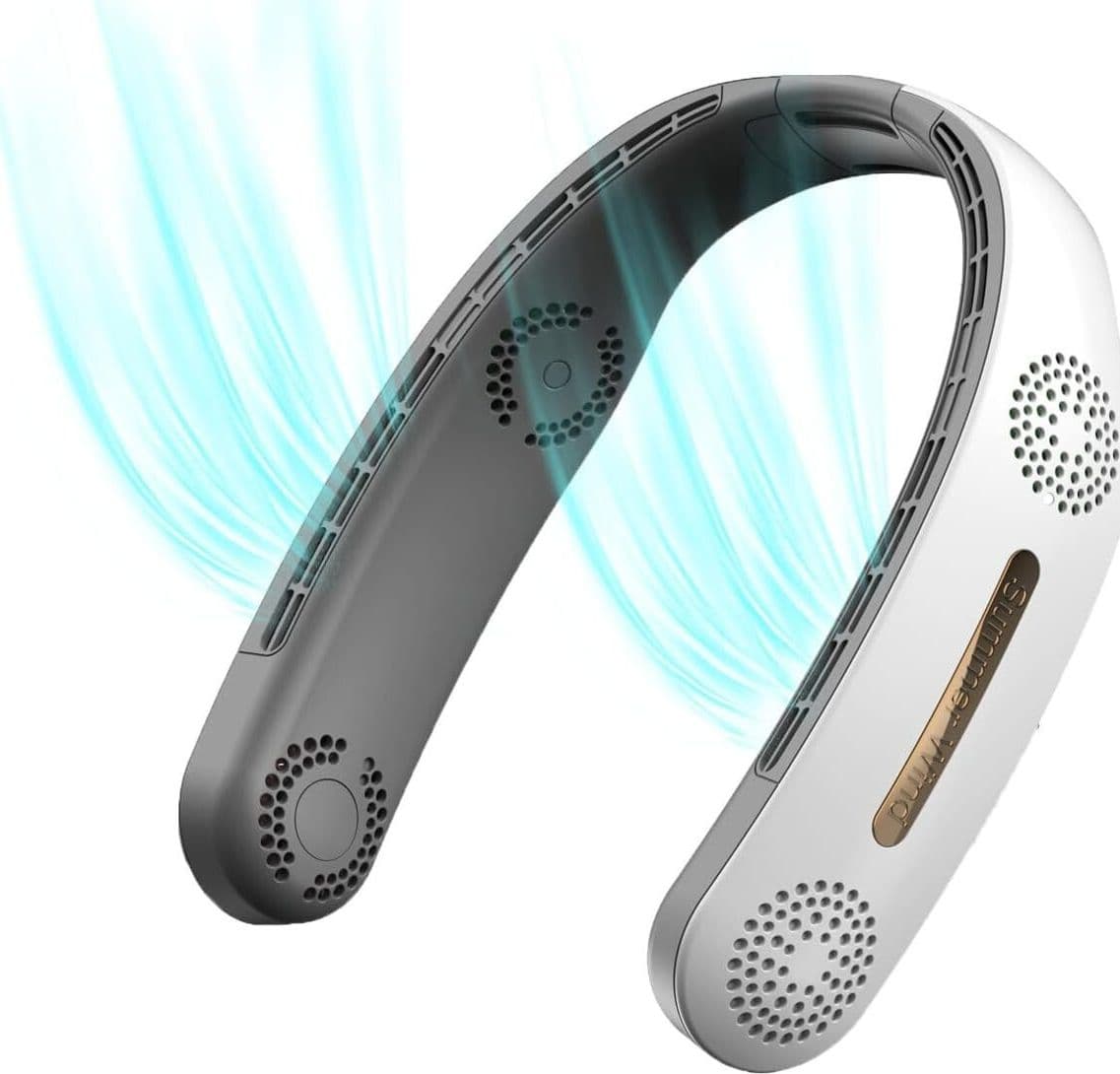 Mini ventilatore da collo senza lama a mani libere 4000 mAh USB