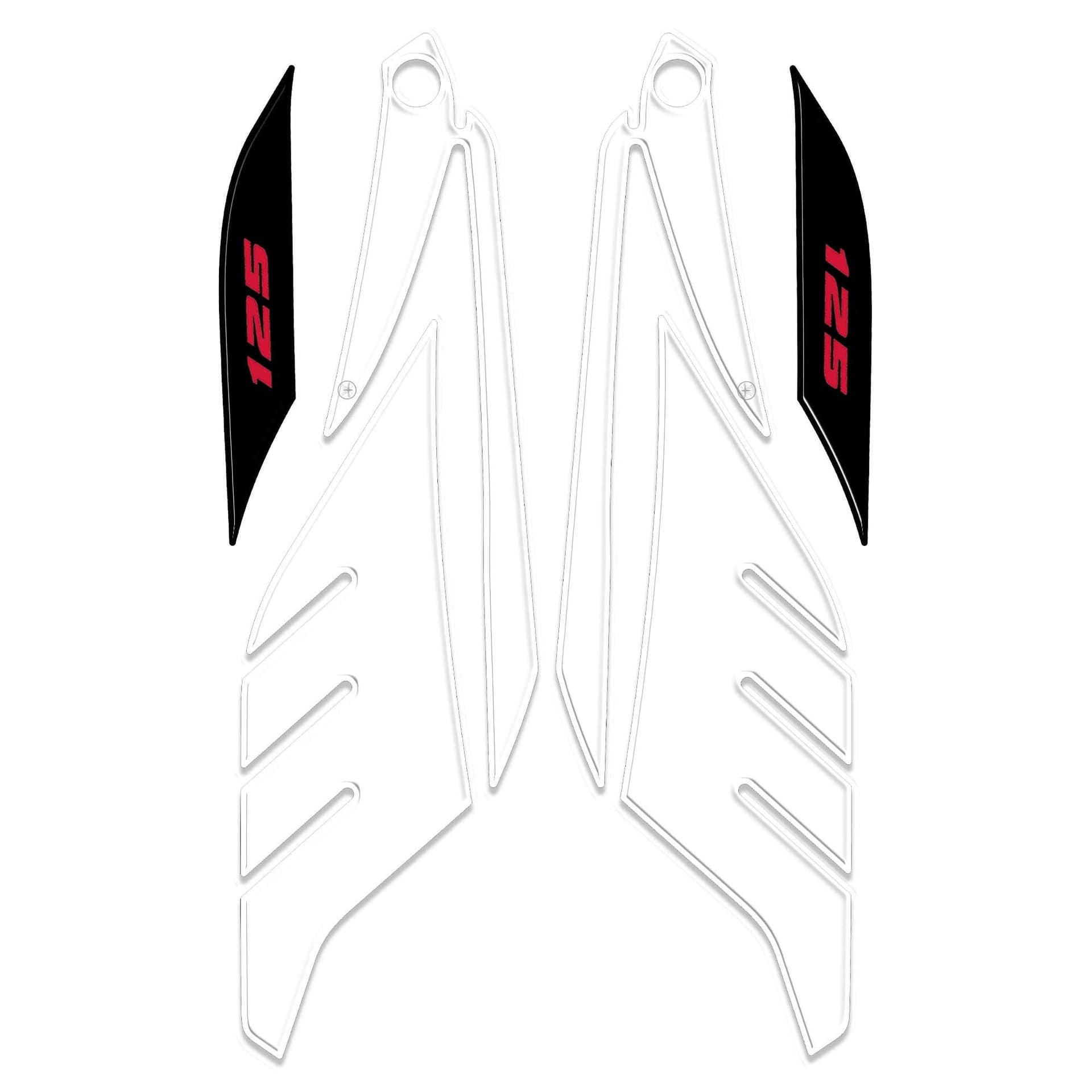 ADESIVI 3D per Scooter X max 125 PROTEZIONE compatibile per YAMAHA Xmax 2014-2016 in Decalcomanie adesivi e magneti LabelBike - Bibbiano, commercioVirtuoso.it